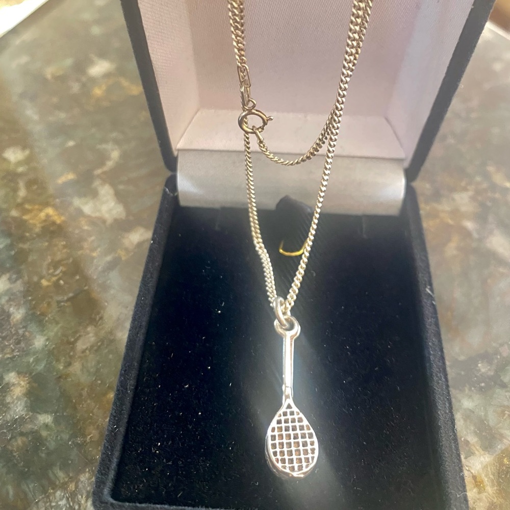 Tennis 🎾 rocket necklace